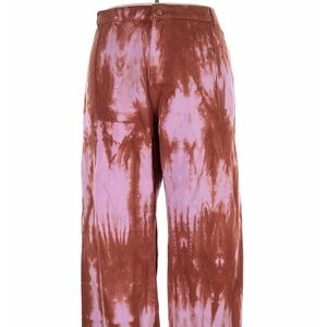 Big Bud Press Tie-Dye Pants in Rust and Pink